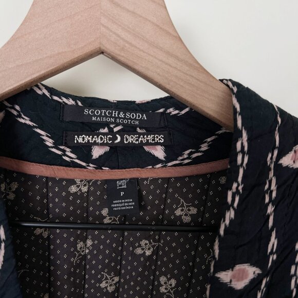 Scotch & Soda Blue and Pink Cardigan with Relaxed Silhouette - Picture 3 of 7